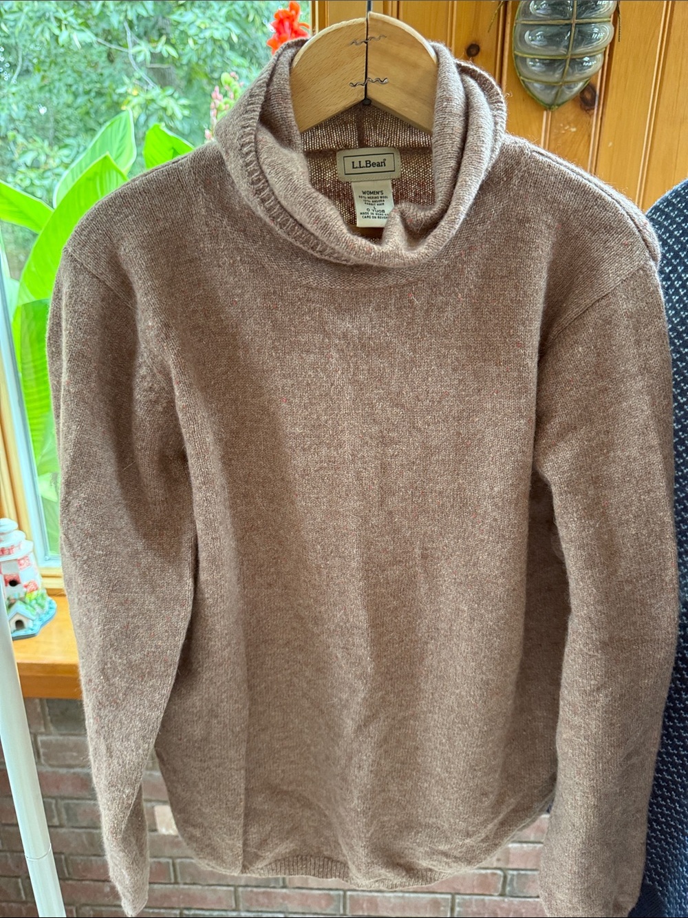 L.L. Bean Women's Brown Turtle Neck Sweater